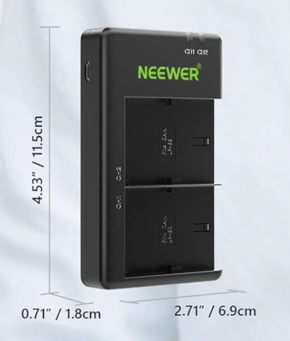 Cargador Neewer LP-E6 (para Canon)