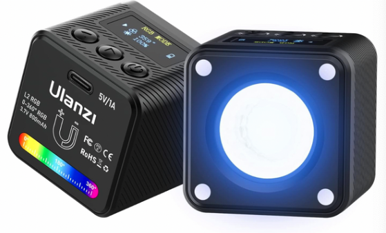 Luz de Video Ulanzi L2 RGB Mini COB 360°