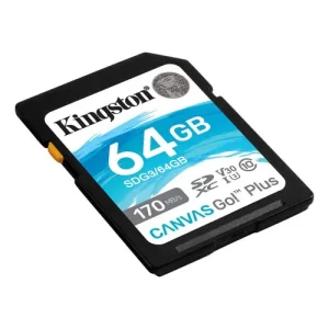 Memoria SD Kingston 64 gb 170 MB/S Canvas Go