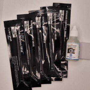 Kit de limpieza de sensor – 5 bastoncillos + solución de 20ml (Full Frame o APS-C)