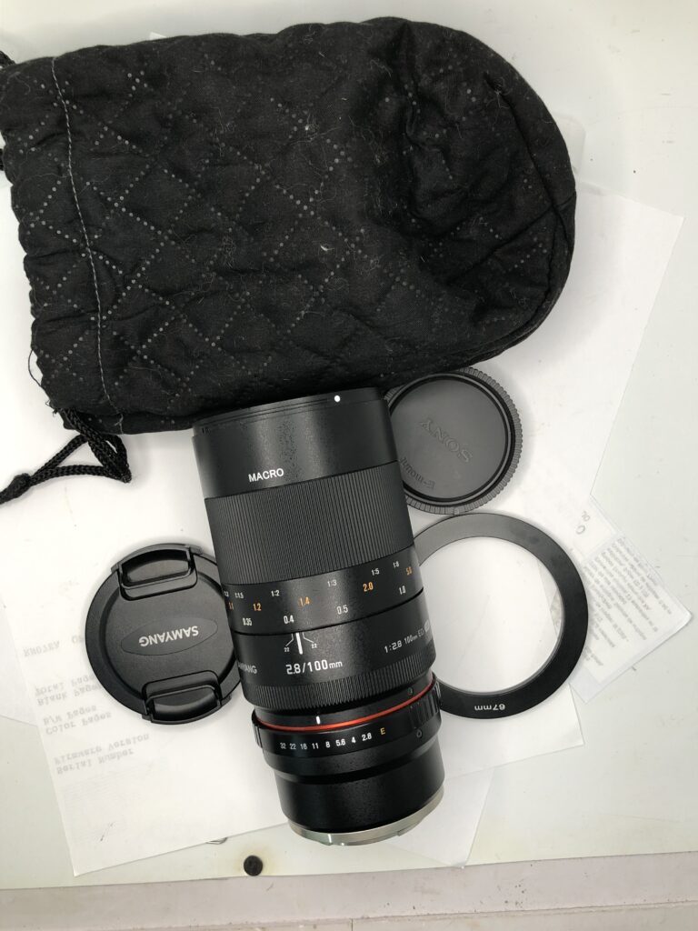 Samyang 100mm f/2.8 ED UMC Macro (E-Mount Sony) Full frame